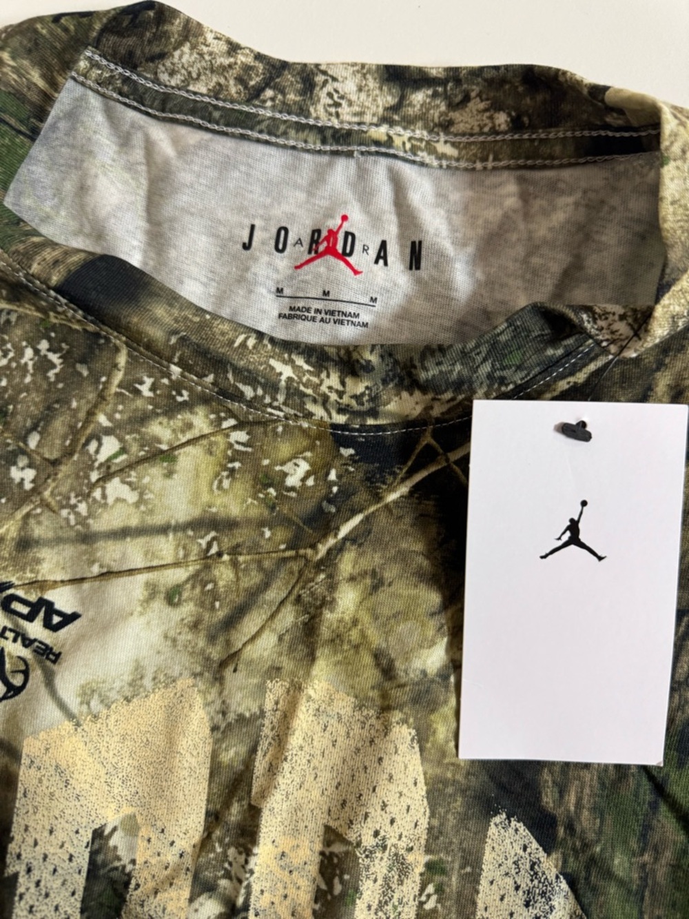 Jordan Green Camo Tee slecial collection